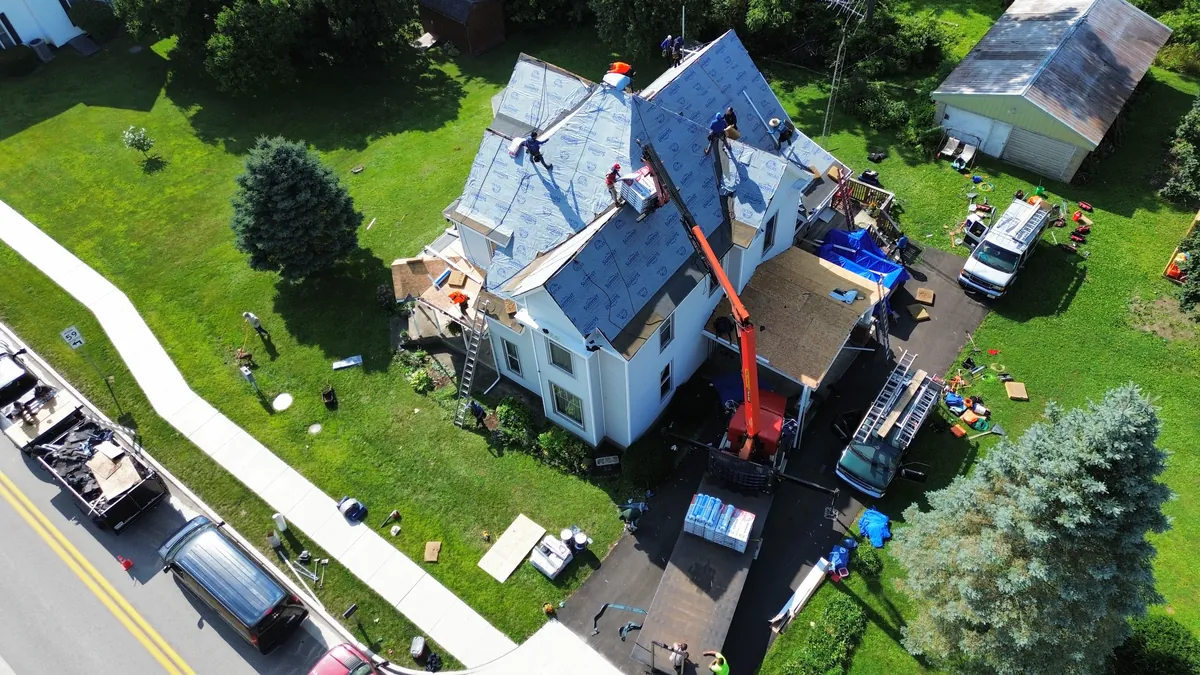 A recent Cedar Ridge Exteriors roof in west-central Indiana